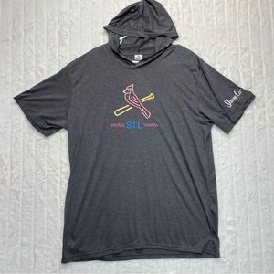 St Louis Cardinals Shane Co Hoodie Shirt Neon Light Graphic Men’s XL